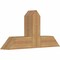 Ekena Millwork Portland Timber Gable Bracket, Western Red Cedar, 36"W x 18"H x 5 1/2"D x 5 1/2"F, 12/12 Pitch GBW036X18X0606POR00SWR - alternate 5